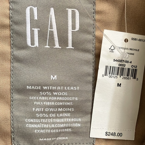 NEW Gap wool houndstooth trucker jacket Medium - Picture 14 of 16